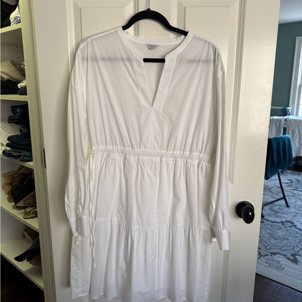Elegant White Women's Dress